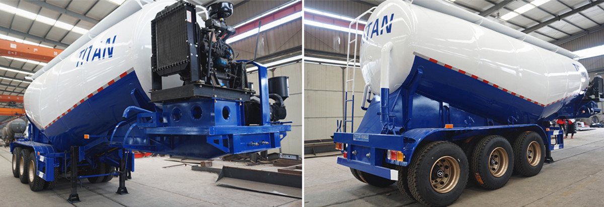 TITAN 3 axle bulk cement trailer for sale in Ghana
