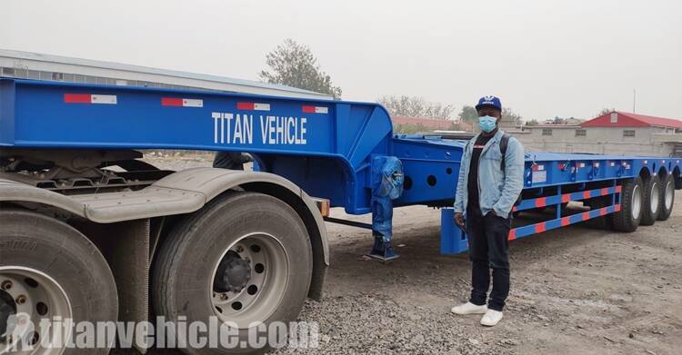 tri axle low loader trailer for sale