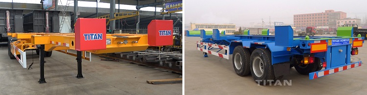 2 Axle 40ft Terminal Port Trailer for Sale in Madagascar