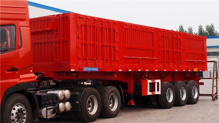 40T 45Ton Side Dump Semi Trailer for Sale in Kenya Mombasa
