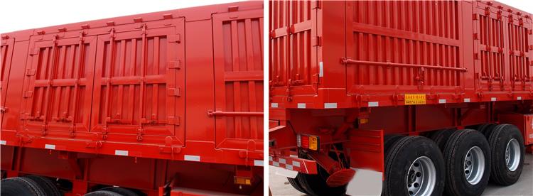 40T 45Ton Side Dump Semi Trailer for Sale in Kenya Mombasa
