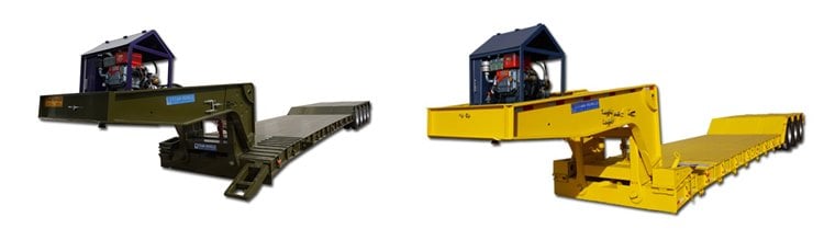 60 Ton 3 Axle Detachable Gooseneck Trailer for Sale in Nigeria