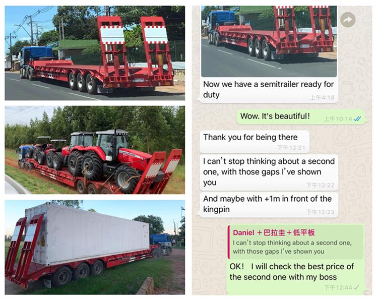 Low Bed Trailer Price | Low Bed Truck Trailer Types and Dimensions