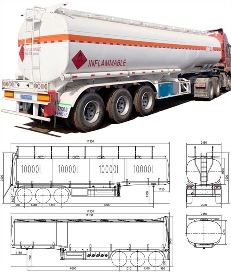 Petrol Tanker for Sale - Use Tri Axle 45000 Liters Petrol Tanker Trailer Correctly and Safely