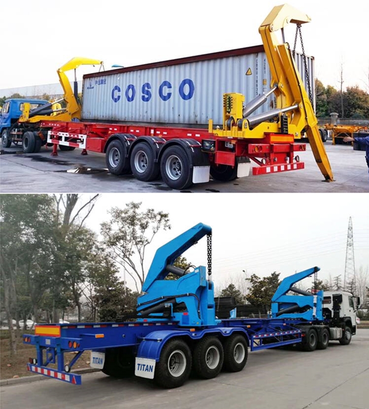 China Side Loader Trailer for Sale - 20/40 Foot Side Loader Trailer Manual