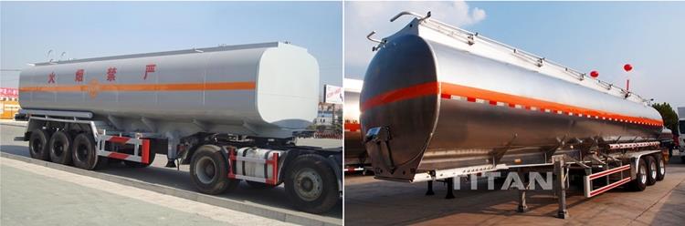 Factory Show of 3 Axle Aluminum Tanker Trailer