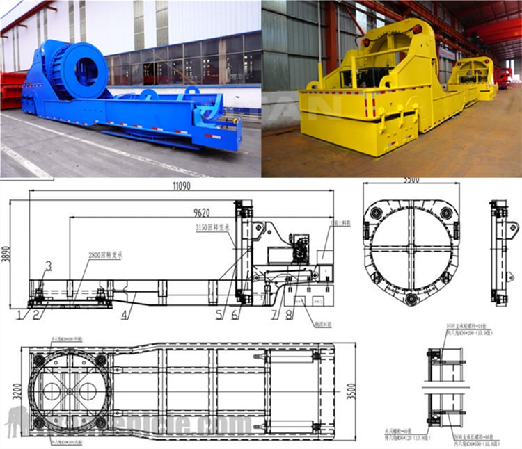 wind blade adaptor