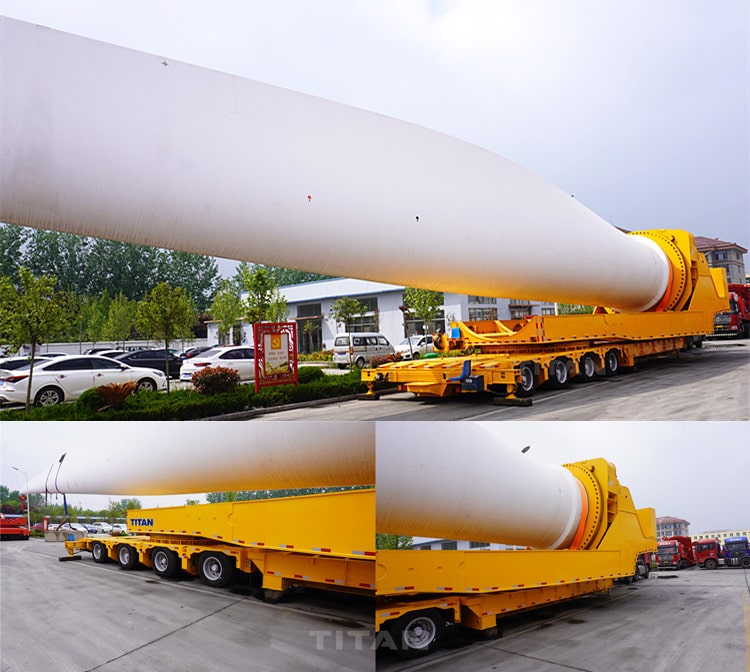 Wind Turbine Trailer for Sale - Features of Road Engineering of Mountain Wind Farms