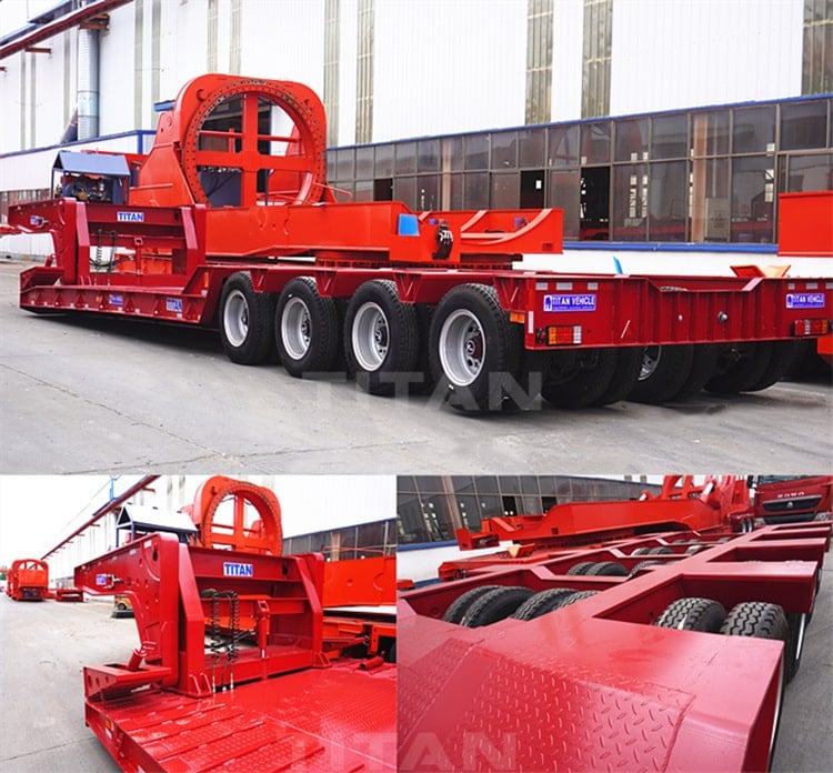 Hydraulic Gooseneck Trailer Price - Air Control Detachable Gooseneck Features