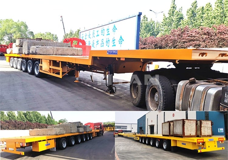 6 axle extendable trailer , 62m extendable trailer , 6 axle 62m extendable trailer for sale in Vietnam