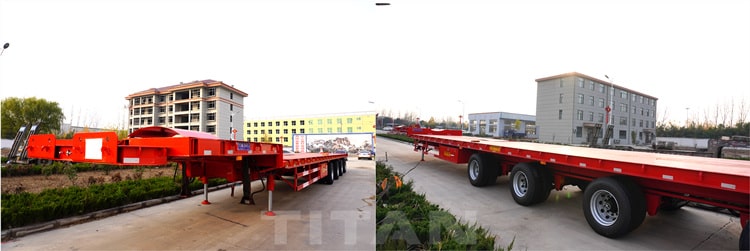 6 Axle 62M Extendable Trailer for Sale in Vietnam