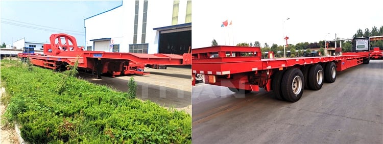 6 Axle 62M Extendable Trailer for Sale in Vietnam