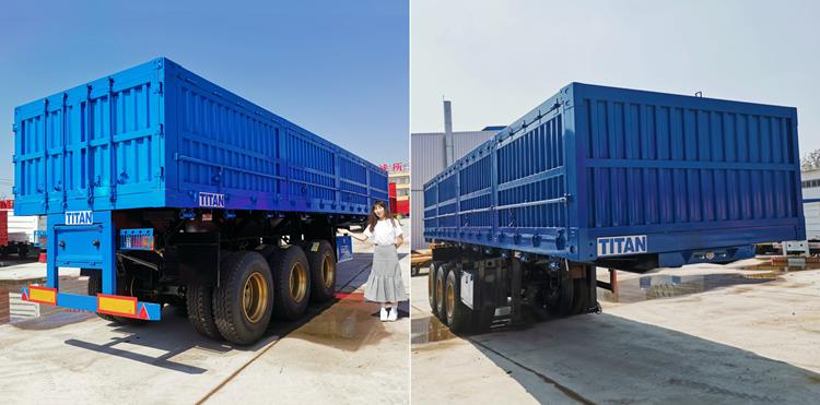 34 Ton Side Tipper Truck Trailer for Sale Manufacturer