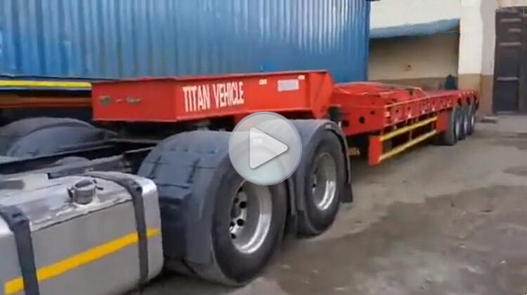 Feedback of 3 Axle 80 Ton Low Loader Trailer for Tanzania