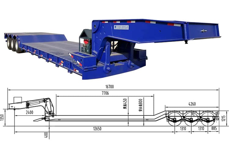 What is a detachable gooseneck lowboy load?