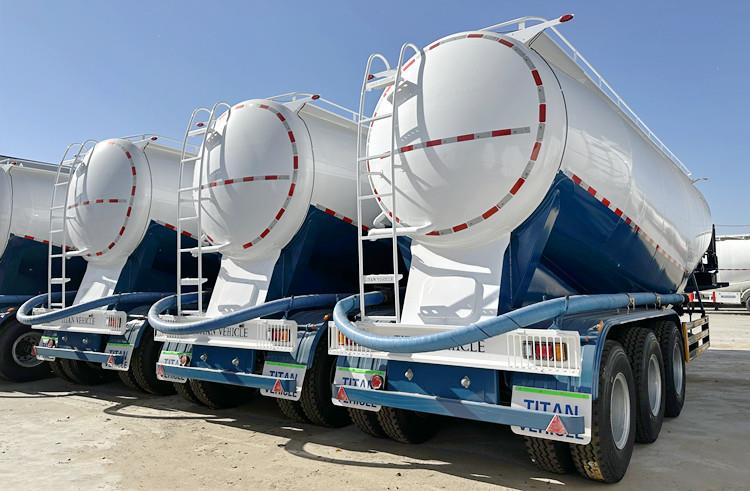 TITAN Tri Axle Cement Tanker Trailers for Sale in Ethiopia