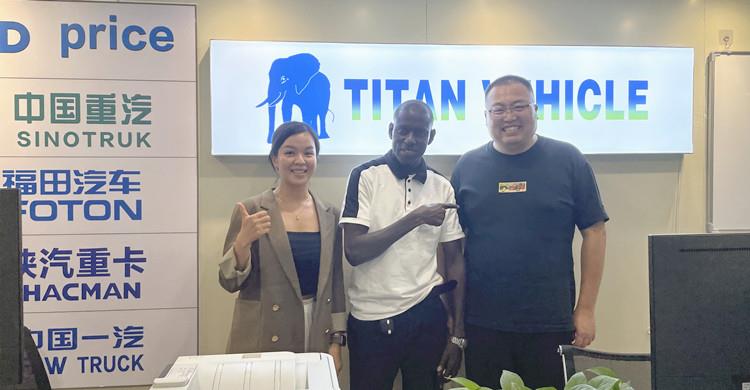 TITAN 30tonne Triaxle Flatbed Trailer for Sale in Senegal