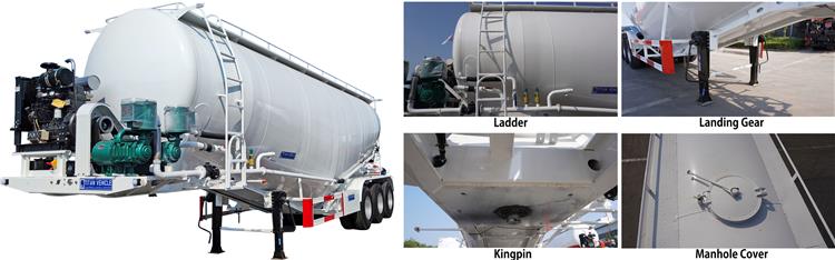 Best Cement Tanker Trailer for Sale In Dominican 