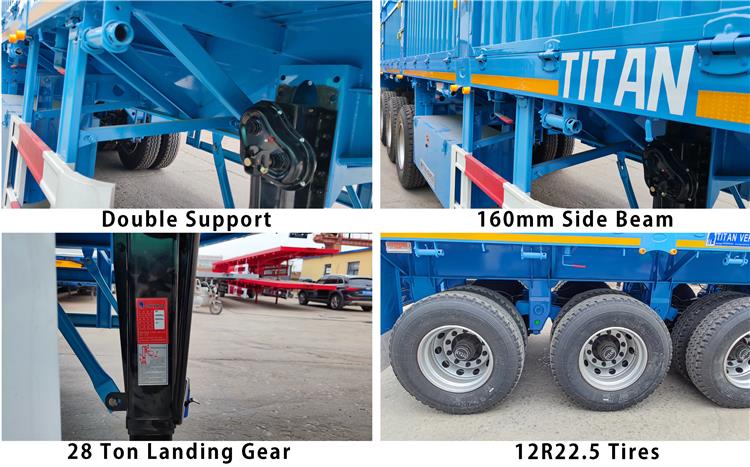 4 Axle Fence Cargo Trailer for Sale Near Me In Nigeria Lagos