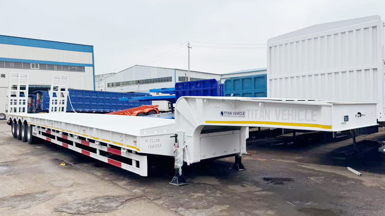 4 Axle 100 Ton Low Bed Trailer for Sale in Trinidad 
