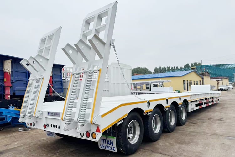 4 Axle 100 Ton Low Bed Trailer for Sale in Trinidad 