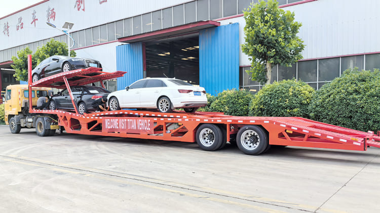 2 Axle Car Carrier Trailer for Sale Price in Mexico