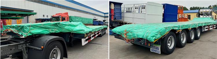 4 Axle Low Bed Truck Trailer for Sale In Nigeria Lagos
