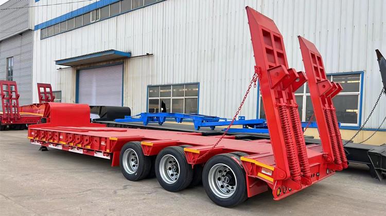 3 Axle Lowbed Semi Trailer for Sale in Tanzania