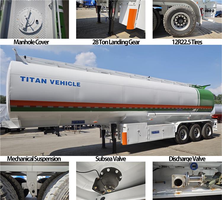  45000l Fuel Tank Truck Trailer for Sale In Mali
