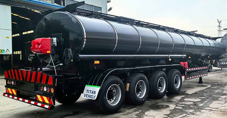 4 Axle Bitumen Tanker Trailer for Sale in Guyana