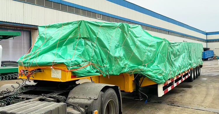 4 Axle 100 Ton Lowbed Trailer for Sale in Uganda