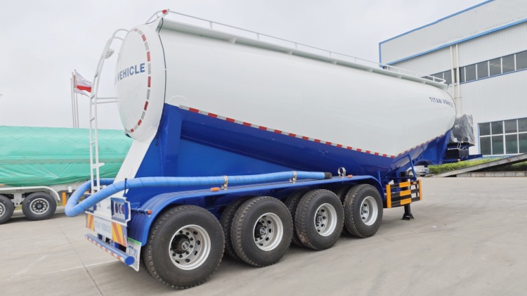  50 CBM Dry Bulk Tanker Trailers for Sale in Ghana