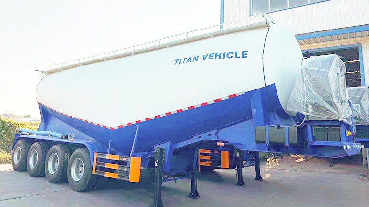  50 CBM Dry Bulk Tanker Trailers for Sale in Ghana