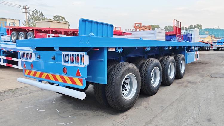 TITAN VEHICLE 4 Axle Flatbed Trailer for Sale in Tanzania
