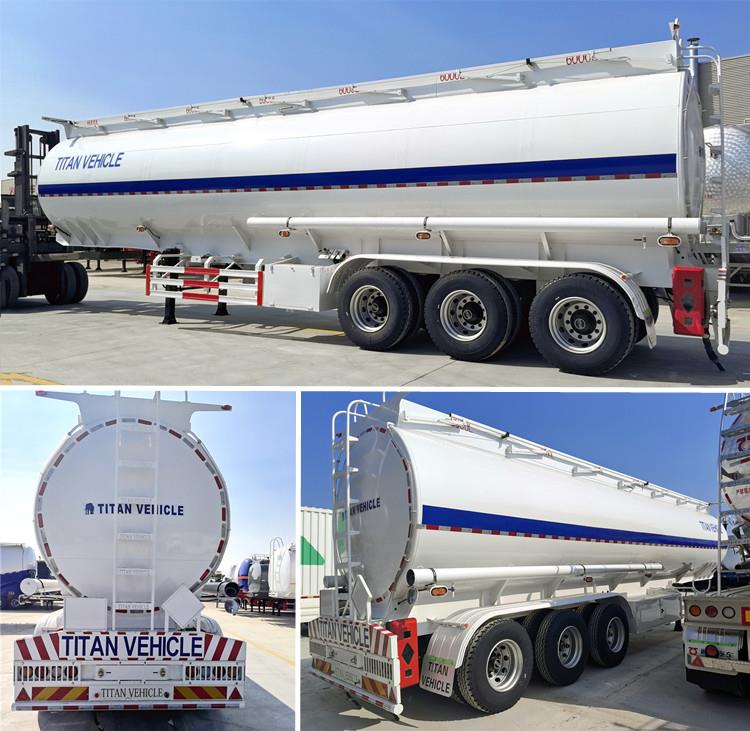 42000 Liters Petrol Tanker Trailer for Sale in Congo