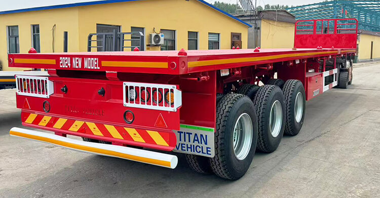 3 Axle Flatbed Trailer for Sale in Djibouti
