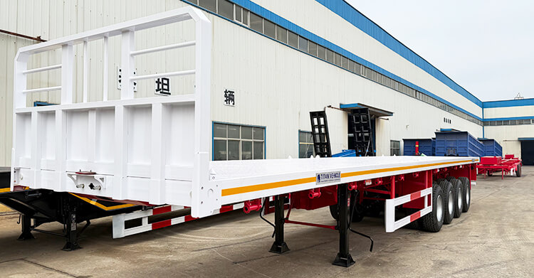 4 Axle Semi Flatbed Trailer for Sale in Zambia