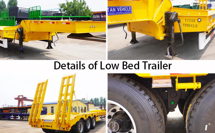 3 Axle Low Bed Trailers for Sale in Tanzania