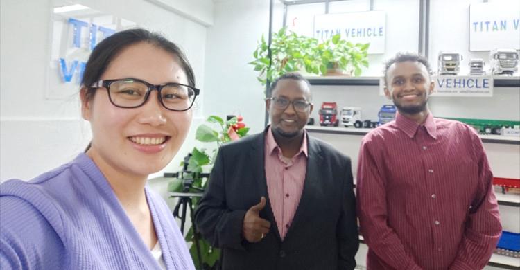 Zimbabwe Customers Visit TITAN for Triaxle with Boards