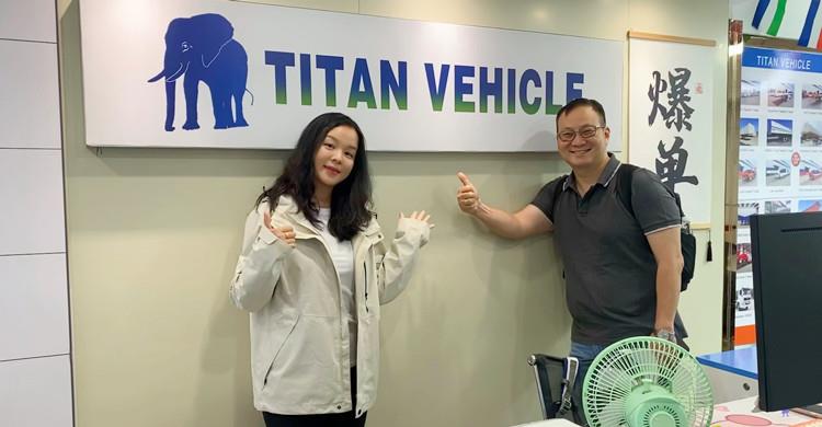 Philippine Customer Visit TITAN to Buy Lowbed Trailer