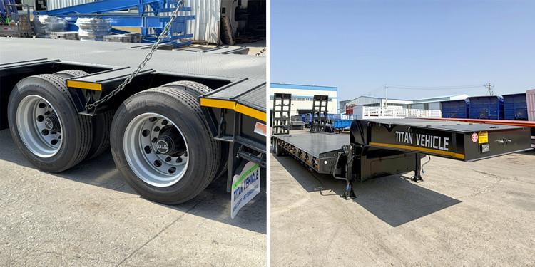 2 Line 4 Axle Lowbed Trailer for Sale in Philippine