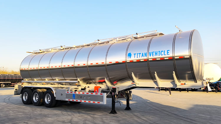 45000 Litres Aluminum Tanker Trailer for Sale in Costa Rica