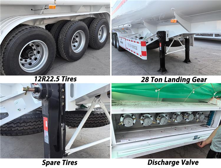 3 Axle Fuel Tanker Trailer for Sale In Sudan