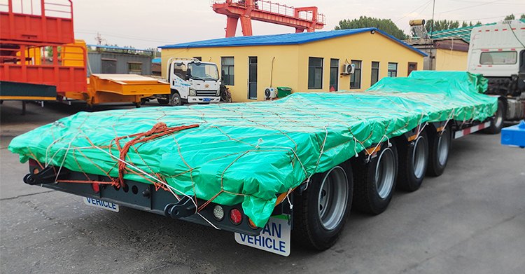 4 Axle Hydraulic Lowbed Trailer for Sale in Nigeria