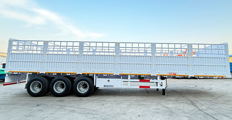 3 Axle Fence Semi Trailer for Sale in Sudan