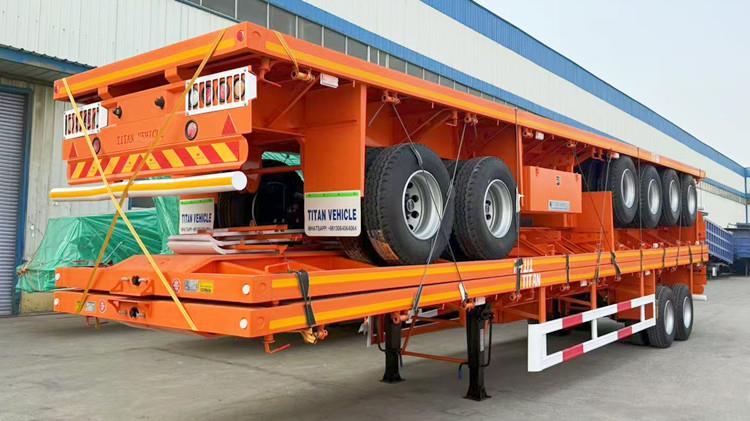 2/4 Axle 40FT Flatbed Trailers for Sale in Gambia