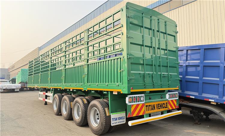 4 Axle 80 Ton Fence Cargo Trailer for Sale in Cameroon