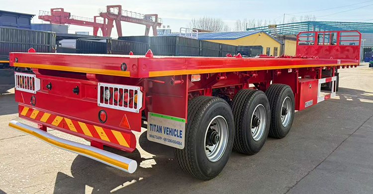 3 Axle 40 Ft Flatbed Trailer for Sale in Cameroon