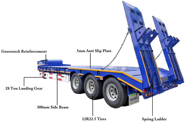 40 feet High Bed Trailer for Sale In Uganda