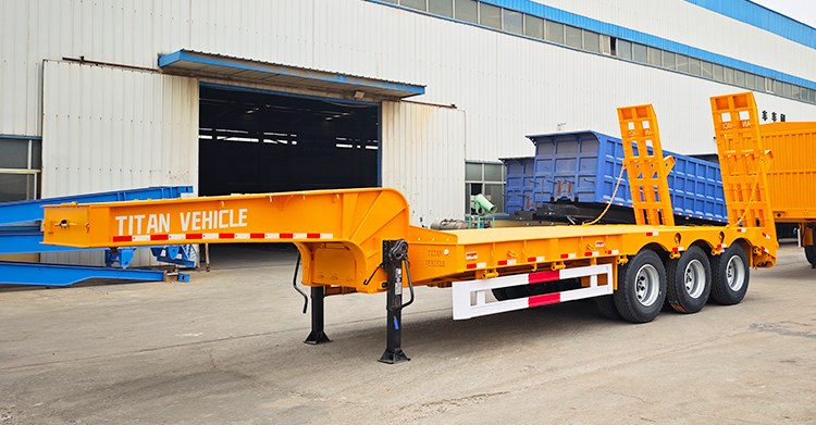 3 Axle Semi Lowbed Trailer for Sale in Zambia